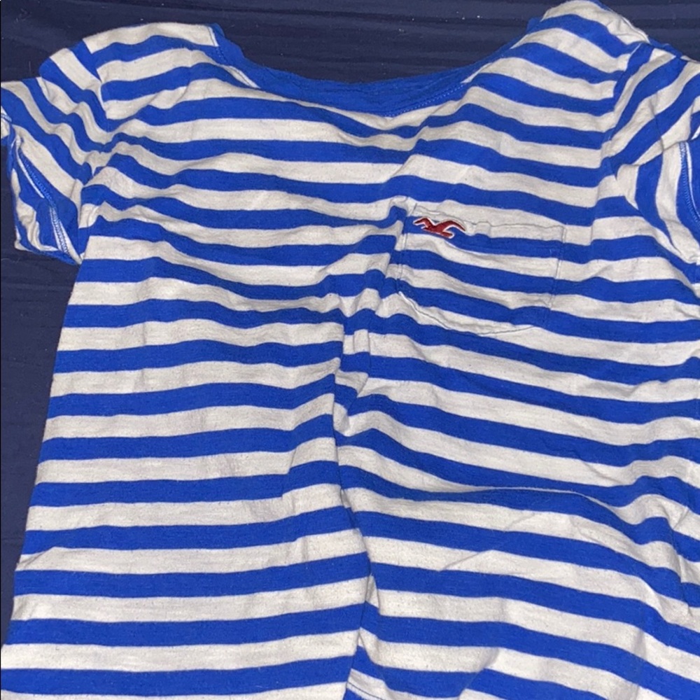 striped cropped t shirt